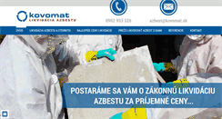 Desktop Screenshot of likvidaciaazbestu.sk